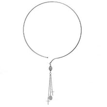 Load image into Gallery viewer, Sterling Silver Italian Virgin Mary W. Crosses Choker