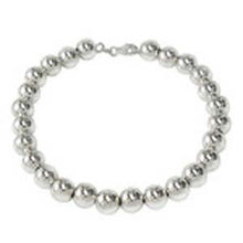 Load image into Gallery viewer, Sterling Silver 8 MM Solid Bead Bracelet