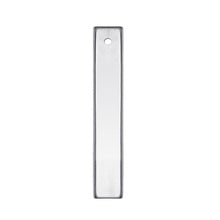 Load image into Gallery viewer, Sterling Silver High Polished Engravable Drop Bar Charm Pendant