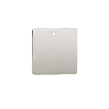 Load image into Gallery viewer, Sterling Silver High Polished Engravable Rectangle Tag Charm Pendant