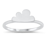 Sterling Silver Oxidized Cloud Ring