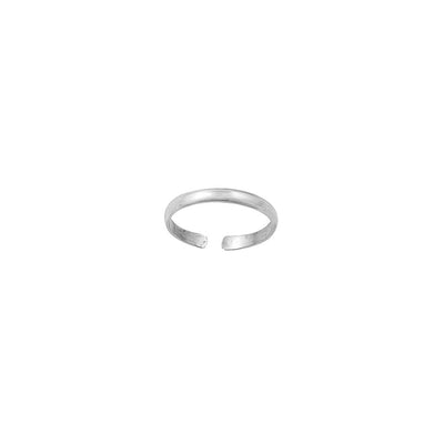 Sterling Silver 3mm Curve Shape Toe Ring